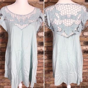 Kimchi Blue Urban Outfitters Trapeze Open Neck Top